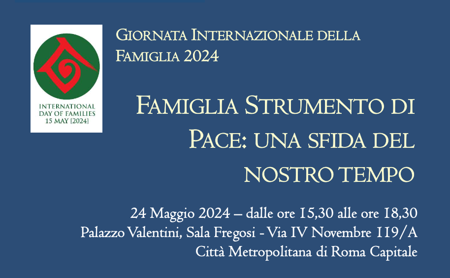 Famiglia Strumento di Pace: una Sfida del Nostro Tempo